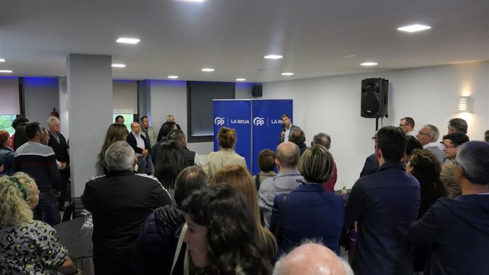 Presentación de Capellán de los candidatos del PP en la comarca de Nájera