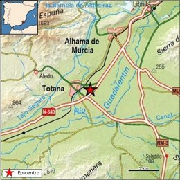 Totana registra un terremoto de 1,6 sin daños