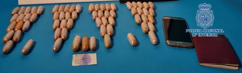 Material incautado por la Policía Nacional