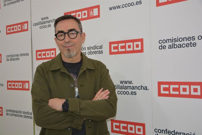 El secretario general de CCOO en C-LM, Paco de la Rosa