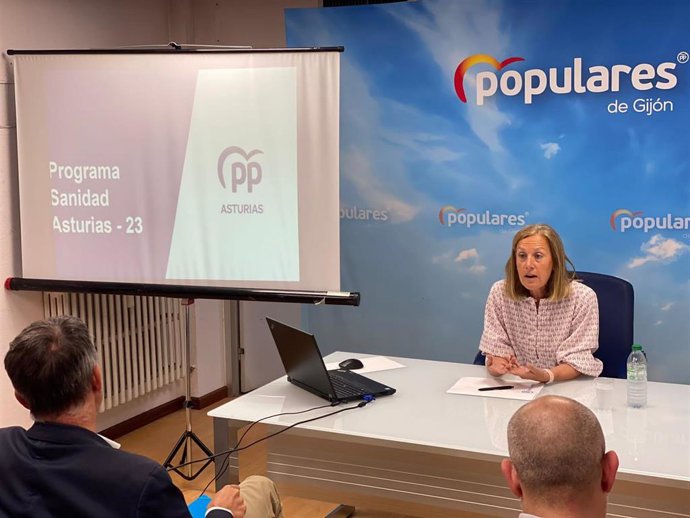 La vicesecretaria general de Institucional del PP en Asturias y número dos en la candidatura a las elecciones a la presidencia del Principado, Pilar Fernández Pardo.