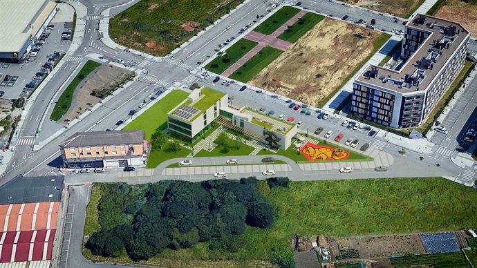 Infografía del centro cívico del Primero de Mayo