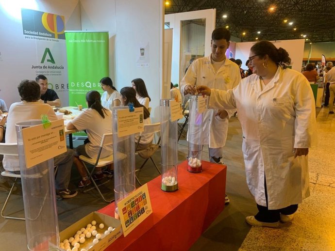 Feria de la Ciencia en Fibes, en Sevilla.