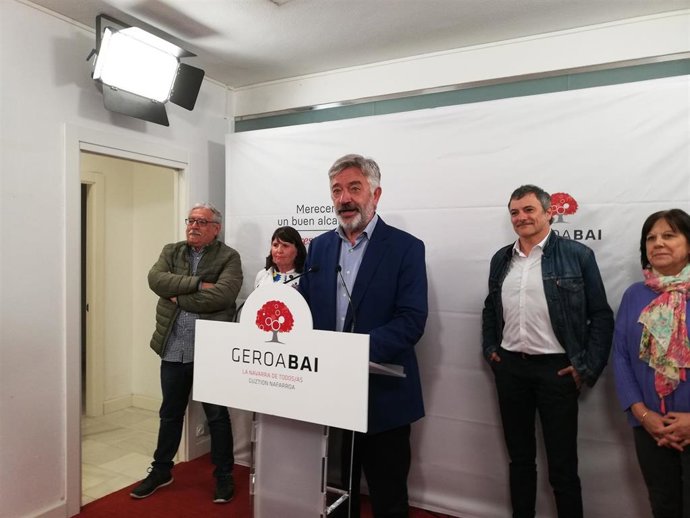 Koldo Martínez, candidato de Geroa Bai a la Alcaldía de Pamplona