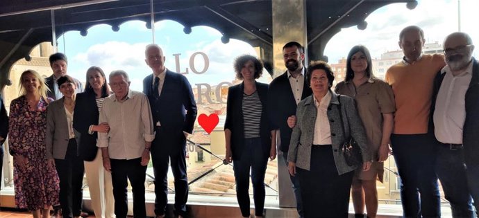 Pablo Hermoso de Mendoza, con parte de su candidatura