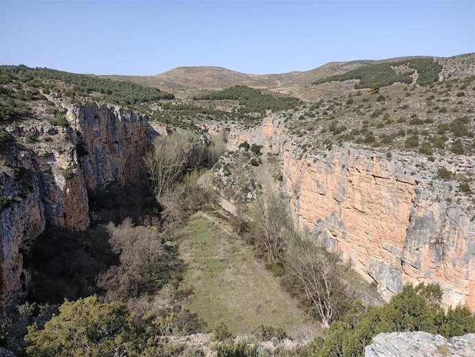 Archivo - Barranco de la Hoz Seca, en Jaraba