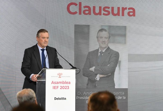 El presidente del Instituto de la Empresa Familiar (IEF), Andrés Sendagorta.