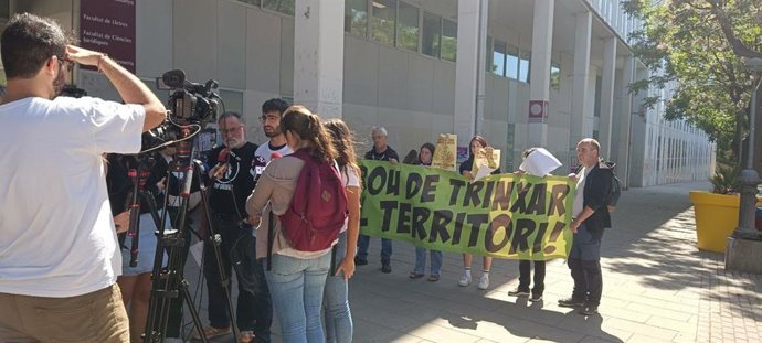Els representants de les entitats convocants