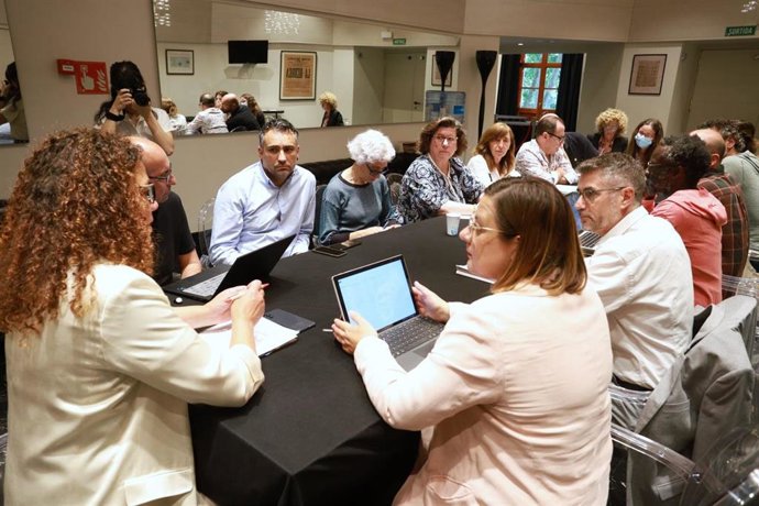 Reunión del patronato del Teatre Principal de Palma.