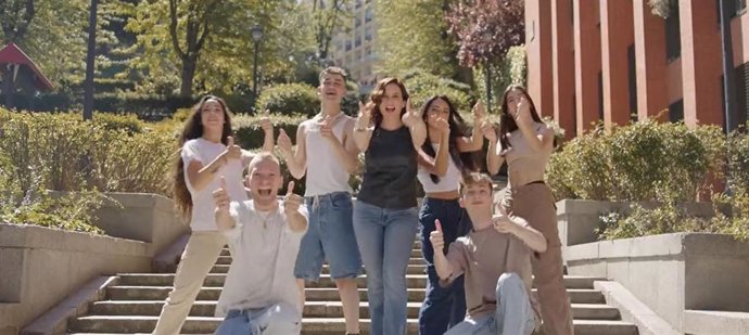 Captura del vídeo electoral de Ayuso