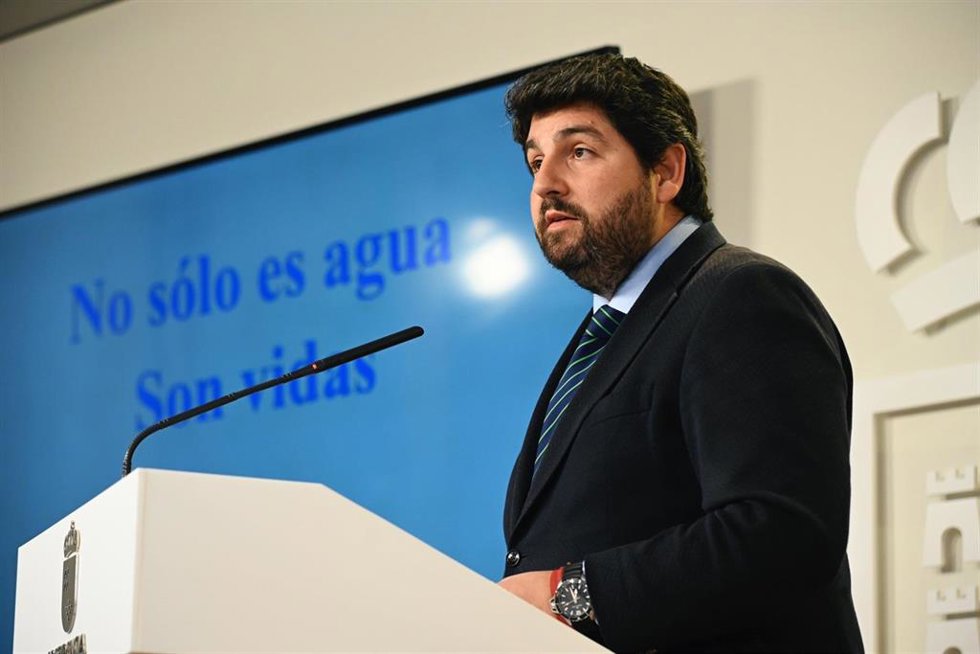 Archivo - El presidente de la Región de Murcia, Fernando López Miras