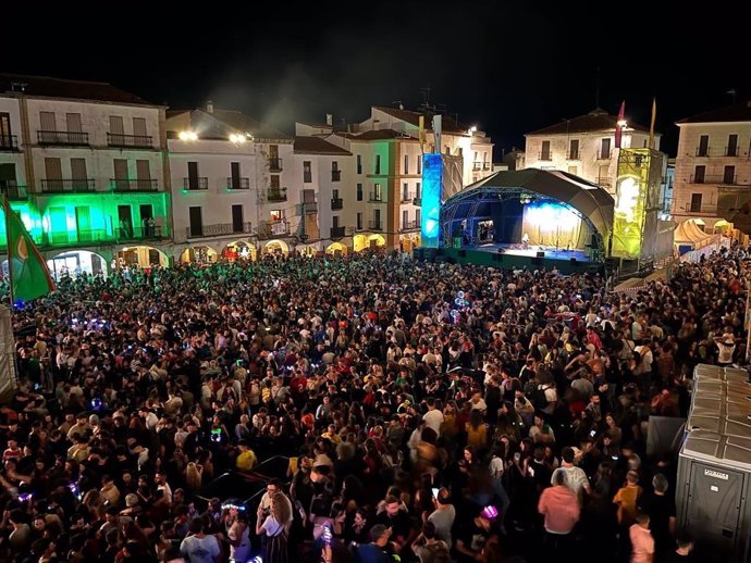 Imagen de archivo de una edición del festival Womad de Cáceres