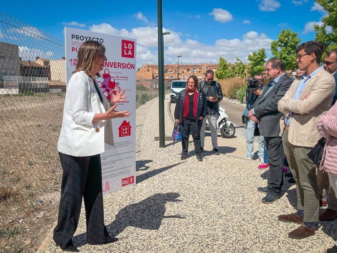 Lola Ranera, en la presentación de su programa de vivienda