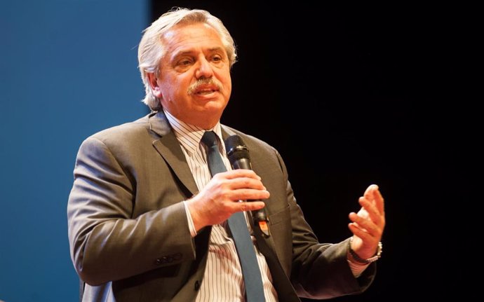 Archivo - El presidente de Argentina, Alberto Fernández