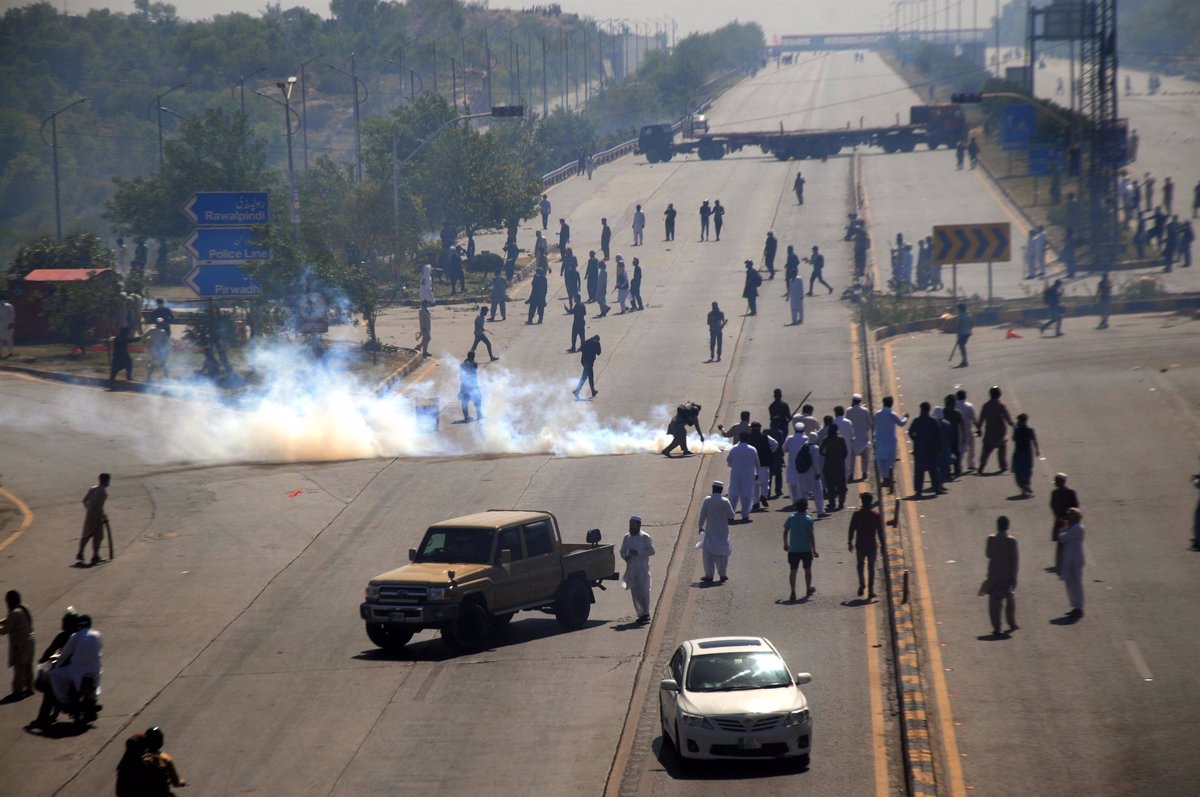 At least eight were killed and nearly 300 injured in protests against Imran Jan’s arrest