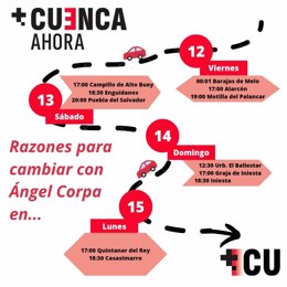 Cartel electoal +Cuenca Ahora