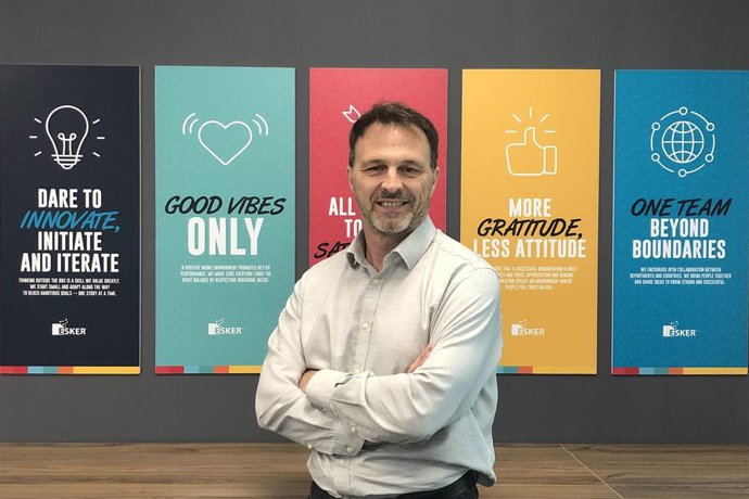 Archivo - El director comercial de Esker Ibérica, Jorge Corona