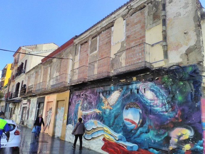 Archivo - Zona de tecnocasas en una imagen de archivo 