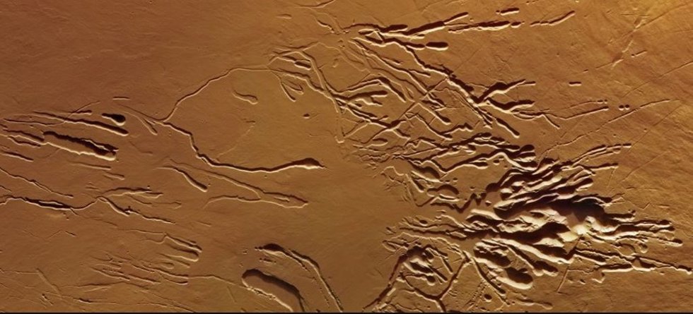 Ladera sur de Ascraeus Mons