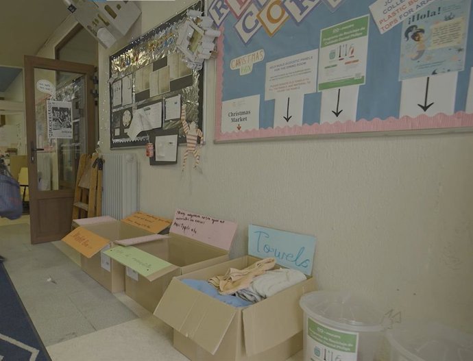 Imagen del proyecto de reciclaje de textiles del colegio St. George's British International School de Leioa (Bizkaia)