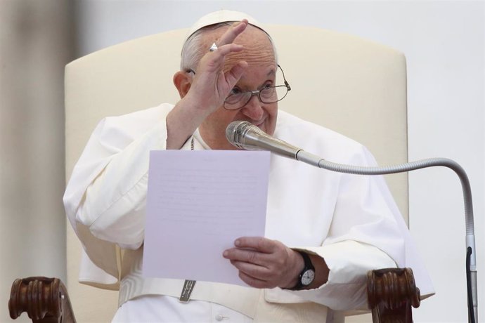 El Papa en la audiencia general de este miércoles