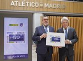 Foto: El Atlético de Madrid presenta el cupón de la ONCE conmemorativo de su 120 aniversario