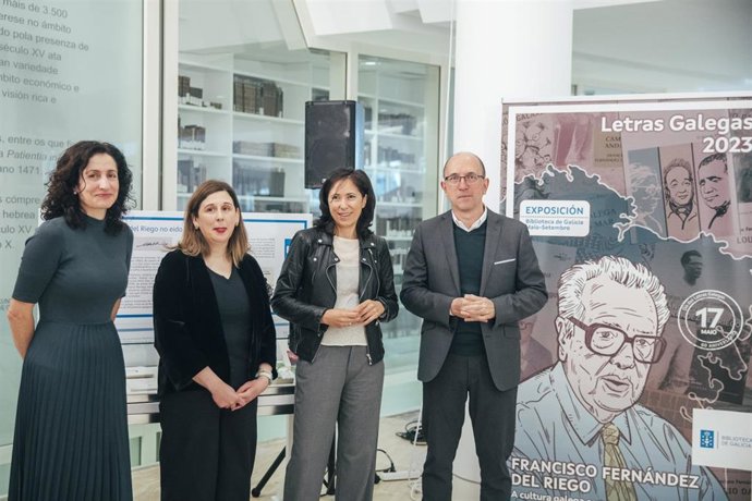 Inauguración exposición Fernández del Riego  Letras Galegas. Rocio Cibes 11/05/23