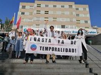 La Consejería cifra en 184 los médicos especialistas no fijos el seguimiento en la tercera jornada de huelga