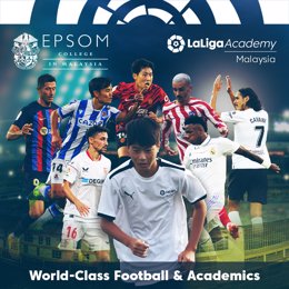 Imagen del cartel de la Liga Academyy Malasia