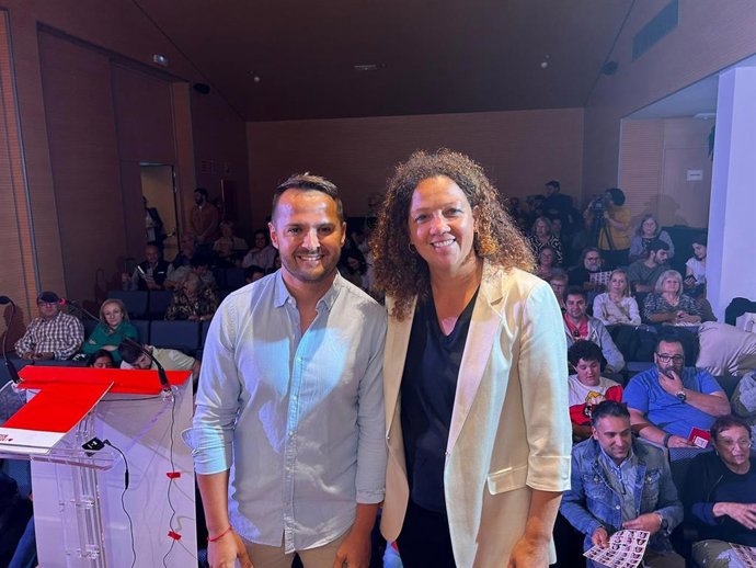 Los candidatos del PSIB a la alcaldía de Felanitx y a la presidencia del Consell de Mallorca, Xisco Duarte y Catalina Cladera