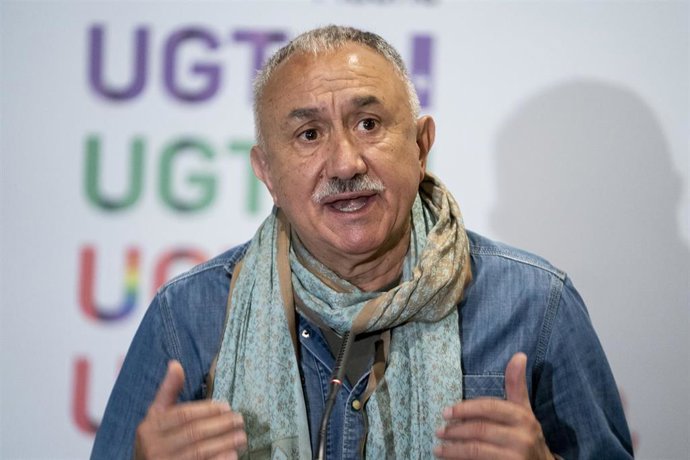 El secretario general de UGT, Pepe Álvarez