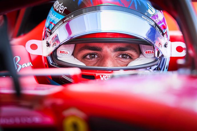 Carlos Sainz (Ferrari) en el GP de Miami 2023 de Fórmula 1