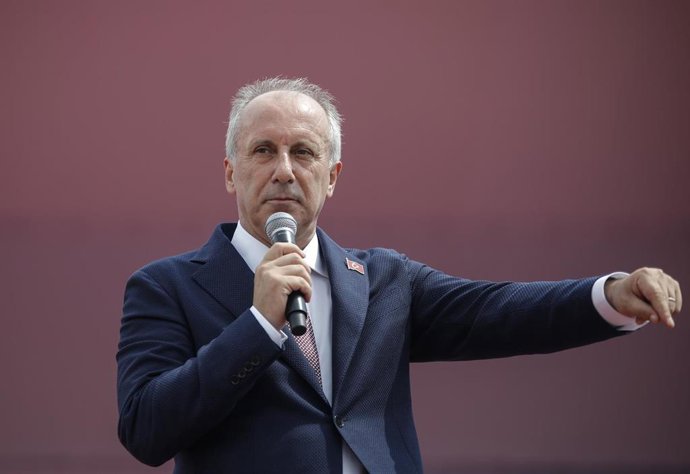 Archivo - El líder del Partido de la Patria de Turquía, Muharrem Ince. 