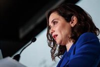 AMP.- Ayuso roza la mayoría absoluta en C.Madrid, el PSOE seguiría como tercera fuerza y entraría Podemos