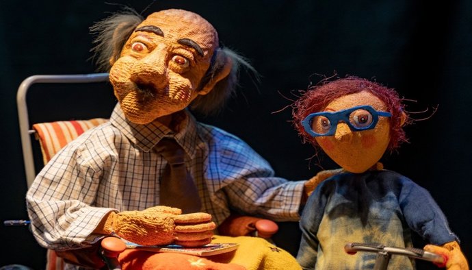 Una de las compañías participantes en la Feria del Títere.