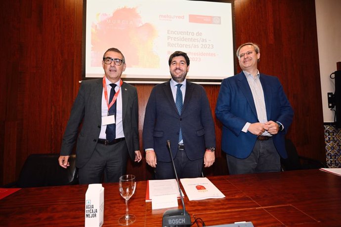 López Miras inaugura el encuentro que reúne en Murcia a rectores universitarios de 10 países iberoamericanos
