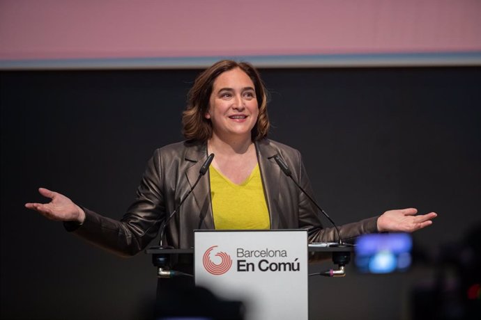 L'alcaldessa de Barcelona i candidata de BComú, Ada Colau 