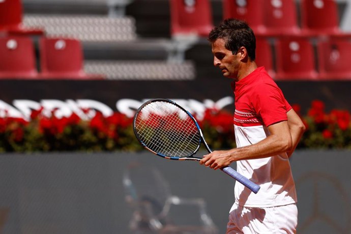 El tenista español Albert Ramos durante el Mutua Madrid Open 2023