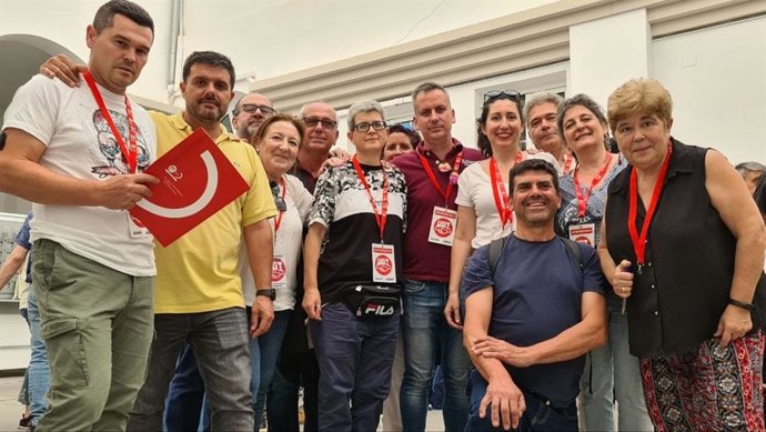 Representantes de UGT en el Ayuntamiento de Mérida.