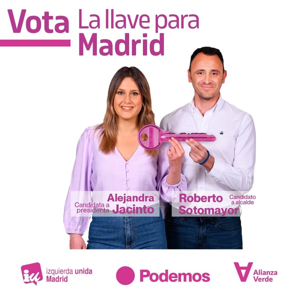 'La Llave Para Madrid', Lema Del Arranque De Campaña De Podemos