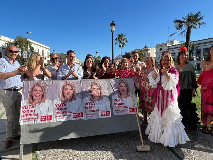 Inicio de campaña del PSOE en Jerez.