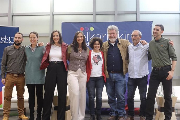 Acto de inicio de campaña de Elkarrekin Podemos en Vitoria-Gasteiz