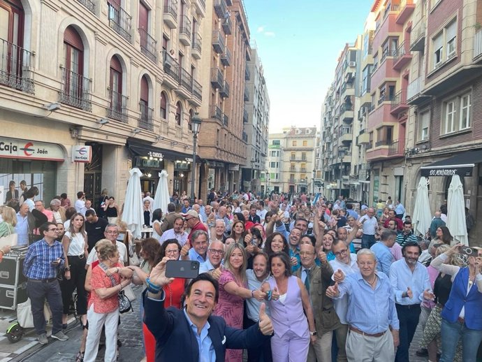 Acto de apertura de campaña del PP en la capital jiennense