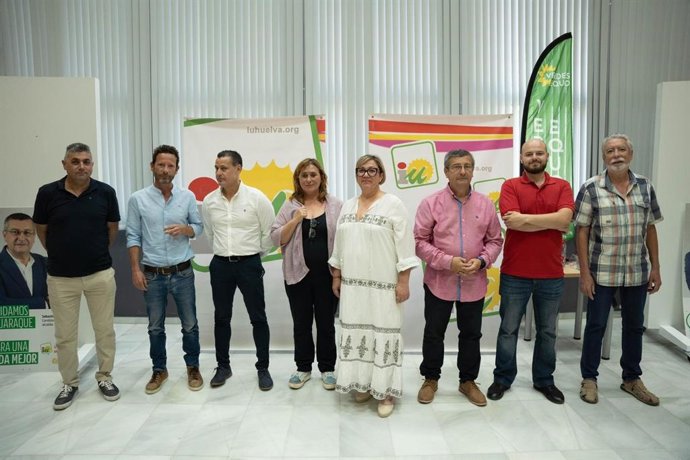 Candidatos de Con Andalucía a los municipios del Área Metropolitana de Huelva.