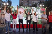 Espadas y Llop abren campaña con Muñoz alabando su gestión como aval para revalidar y continuar de alcalde de Sevilla