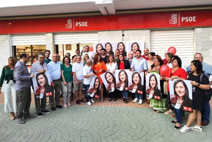 Inicio de campaña electoral del PSOE en Algeciras.