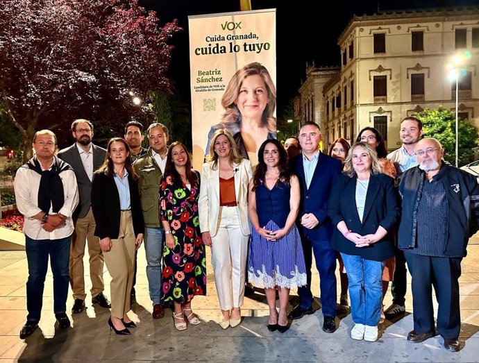 Acto de Vox con motivo del inicio de campaña en Granada