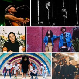 Algunos de los artistas que actúan este viernes 12 de mayo en el festival Womad de Cáceres