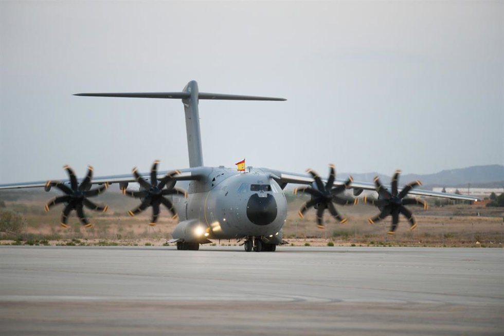 Archivo - Un A400M del Ejército del Aire