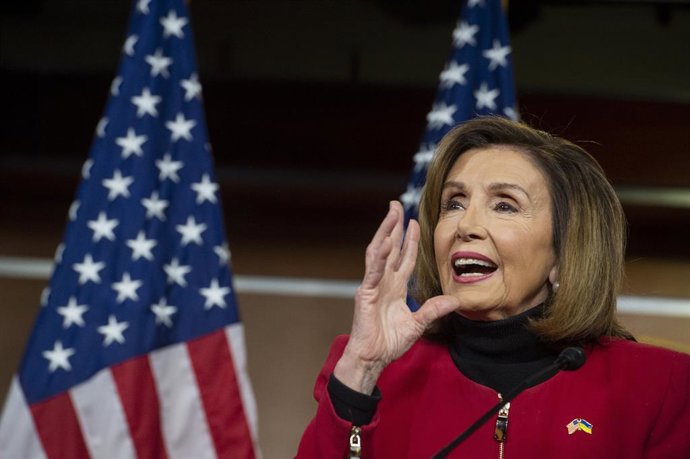 Archivo - L'expresidenta de la Cambra de Representants dels EUA Nancy Pelosi